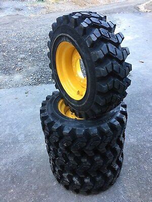 ebay tires and rims for skid steer|10x16.5 skid steer rims.